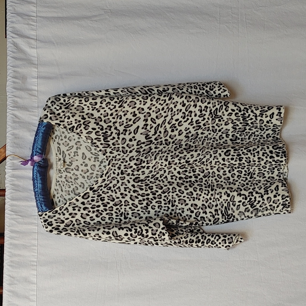 Spring+Mercer Animal Print Sweater